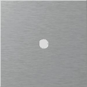 EDGE Rama decorativa metal 1/2M argintie pentru buton EDGE