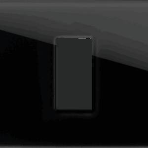 EDGE Rama decorativa sticla 1/3M neagra pentru elemente modulare MODUL