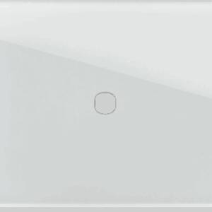 EDGE Rama decorativa sticla 1/3M alba pentru buton EDGE