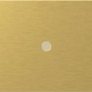 EDGE Rama decorativa metal 1/3M argintie pentru buton EDGE