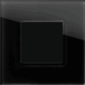 EDGE Rama decorativa sticla 2M neagra pentru elemente modulare MODUL