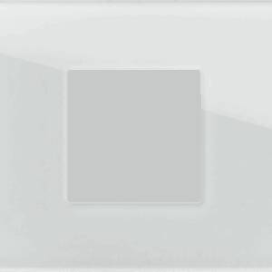 EDGE Rama decorativa sticla 2/3M alba pentru elemente modulare MODUL