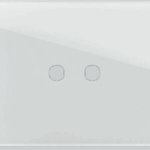 EDGE Rama decorativa sticla 2/3M alba pentru buton EDGE