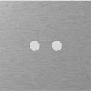 EDGE Rama decorativa metal 2/3M argintie pentru buton EDGE