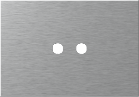 EDGE Rama decorativa metal 2/3M argintie pentru buton EDGE