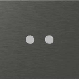 EDGE Rama decorativa metal 2/3M antracit pentru buton EDGE