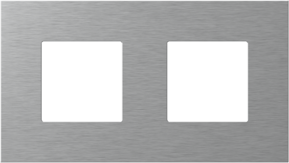 EDGE Rama decorativa metal 2x2M argintie pentru elemente modulare MODUL