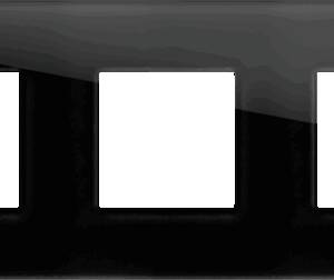 EDGE Rama decorativa sticla 3x2M neagra pentru elemente modulare MODUL