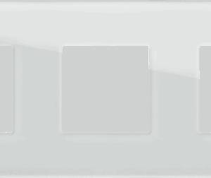 EDGE Rama decorativa sticla 3x2M alba pentru elemente modulare MODUL