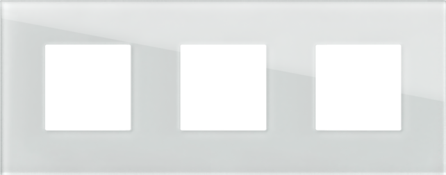 EDGE Rama decorativa sticla 3x2M alba pentru elemente modulare MODUL