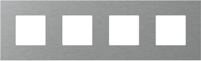 EDGE Rama decorativa metal 4x2M argintie pentru elemente modulare MODUL