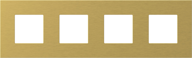 EDGE Rama decorativa metal 4x2M aurie pentru elemente modulare MODUL