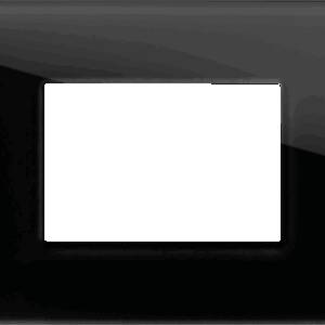 EDGE Rama decorativa sticla 3M neagra pentru elemente modulare MODUL