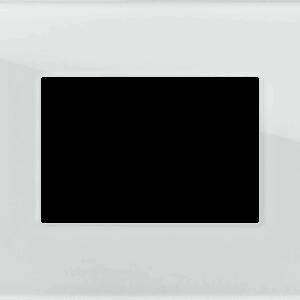 EDGE Rama decorativa sticla 3M alba pentru elemente modulare MODUL