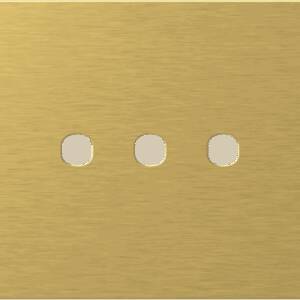 EDGE Rama decorativa metal 3M aurie pentru buton EDGE