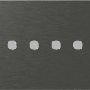 EDGE Rama decorativa metal 4M antracit pentru buton EDGE