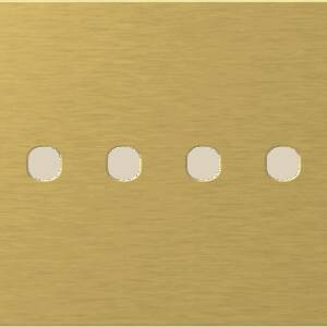 EDGE Rama decorativa metal 4M aurie pentru buton EDGE