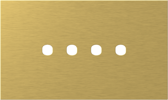 EDGE Rama decorativa metal 4M aurie pentru buton EDGE