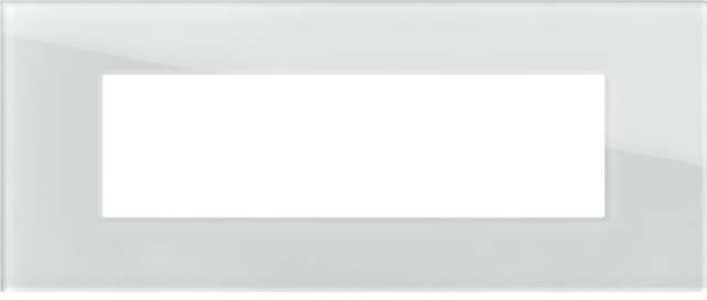 EDGE Rama decorativa sticla 7M alba pentru elemente modulare MODUL