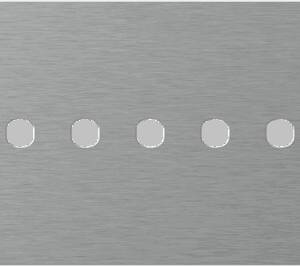 EDGE Rama decorativa metal 7M argintie pentru buton EDGE