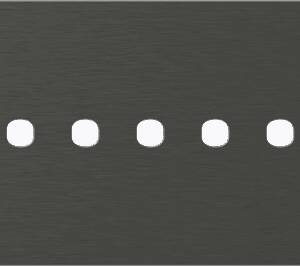 EDGE Rama decorativa metal 7M antracit pentru buton EDGE