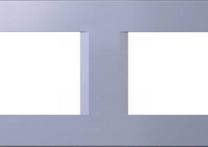 Modul Rama Line 2x2m albastru