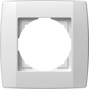 Ramă decorativă simplă, polar white