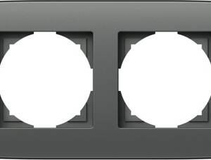 Ramă decorativă dublă, antracit