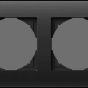 Ramă decorativă dublă, negru