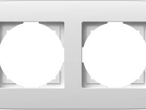 Ramă decorativă dublă, polar white