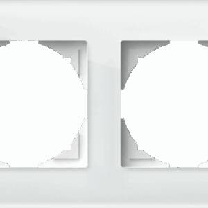 Logiq PRIME Ramă decorativă 2P, sticlă albă