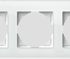 Logiq PRIME Ramă decorativă 3P, sticlă albă