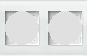 Logiq PRIME Ramă decorativă 4P, sticlă albă