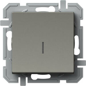 Întrerupător simplu cu indicator, titan