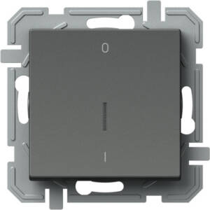 Intrerupator bipolar cu indicator LED 16AX 250V~ IN 03, antracit