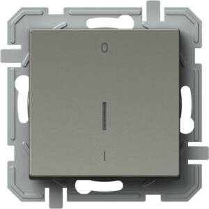 Intrerupator bipolar cu indicator LED 16AX 250V~ IN 03, titan