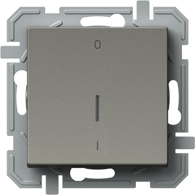 Intrerupator bipolar cu indicator LED 16AX 250V~ IN 03, titan