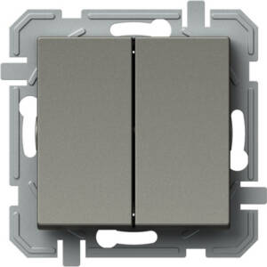 Buton dublu 10A 250V~ ,titan