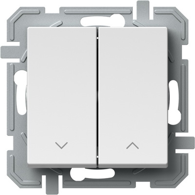 Butoane acționare jaluzele 10A 250V~ NT 09 alb polar